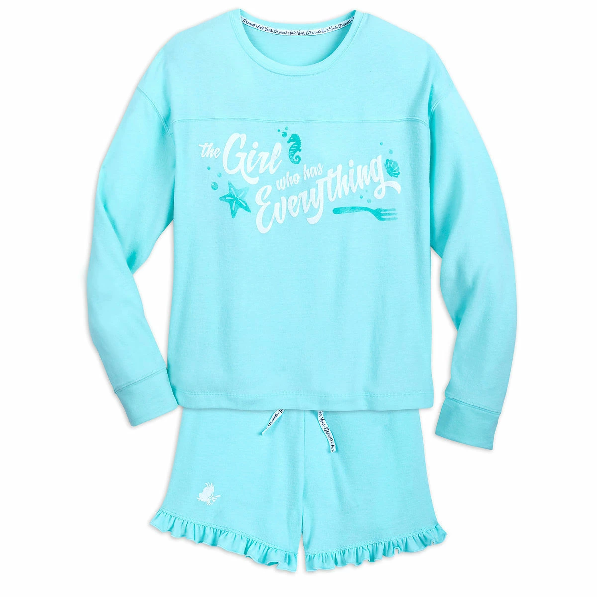 Best Pirce ⭐ Disney Pajama Set For ???? Women - Ariel - The Girl Who Has Everything ❤️ 1 Best Pirce ⭐ Disney Pajama Set For ???? Women - Ariel - The Girl Who Has Everything ❤️