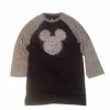 Cheapest 😀 Disney 👕 Shirt For 👩 Women - Mickey Mouse Icon Dotted Raglan Top 👍