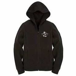 Promo ✔️ Disney Hoodie For ???? WOMEN - Mickey Mouse Zip Fleece - Black ????