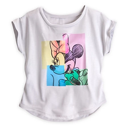Coupon ✨ Disney ???? Shirt For ???? Women - Sparkle Minnie Mouse Fashion Tee - White ⌛ 1 Coupon ✨ Disney ???? Shirt For ???? Women - Sparkle Minnie Mouse Fashion Tee - White ⌛