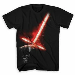 Budget 😀 Disney 👕 Shirt For Men - Kylo Ren Lightsaber Tee - Star Wars 👍
