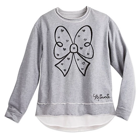 Best Sale ✨ Disney Sweatshirt For ???? Women - Minnie Mouse Bow Fashion - Gray ???? 1 Best Sale ✨ Disney Sweatshirt For ???? Women - Minnie Mouse Bow Fashion - Gray ????