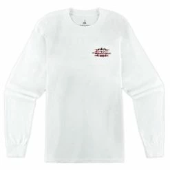 Best deal ✔️ Disney Long Sleeve 👚 Shirt For Men - Mickey Stars And Stripes - White ✨