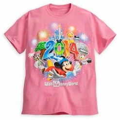 Deals ???? Disney ???? Shirt For Adults - 2014 Sorcerer Mickey And Friends Tee - Pink ????