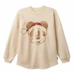 Cheap ✨ Disney ❄ Christmas Sweater For Adults - Mickey Sequined - White ✨