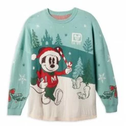 Deals ⭐ Disney Spirit Jersey Sweater For Adults - Holiday Mickey Mouse ✨