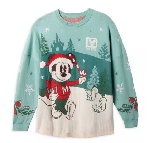 Deals ⭐ Disney Spirit Jersey Sweater For Adults - Holiday Mickey Mouse ✨ 1 Deals ⭐ Disney Spirit Jersey Sweater For Adults - Holiday Mickey Mouse ✨