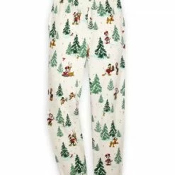 New ⌛ Disney Joggers For 👩 Women - Holiday Mickey & Friends - White ❤️