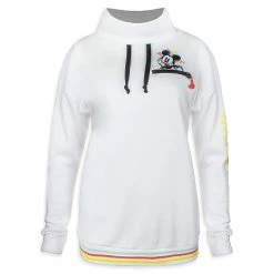 Best Pirce 💯 Disney Pullover For 👩 Women - Mickey Mouse 80s Flashback - White ⌛