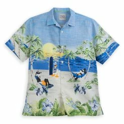 Best Sale ⌛ Disney Tommy Bahama 👚 Shirt For Men - Mickey And Friends Tropical - Silk 👏