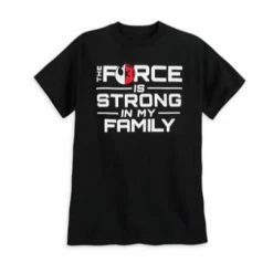 Flash Sale 😀 Disney T-Shirt For Men - The Force Is Strong In My Family - Star Wars 💯