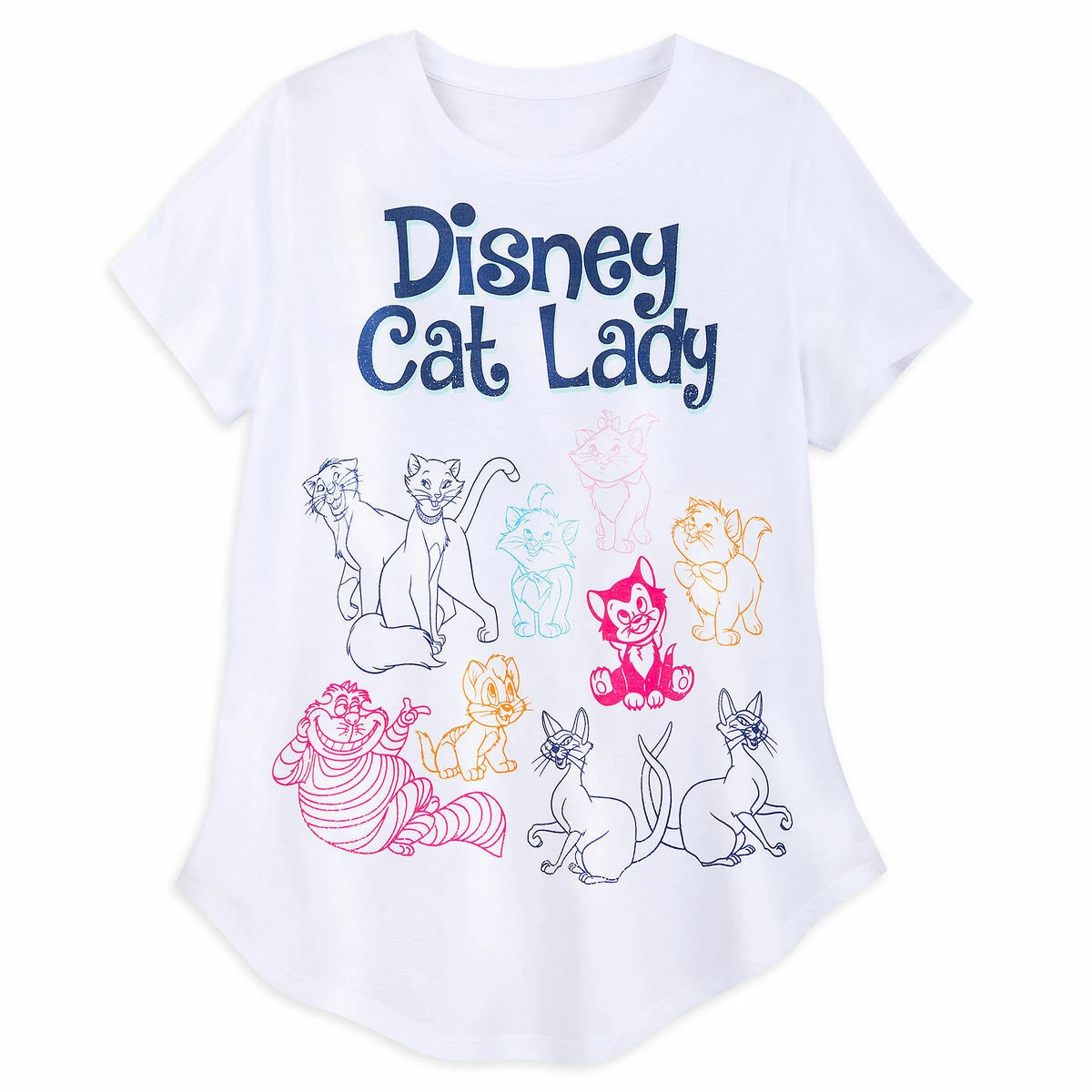 Budget ???? Disney ???? Shirt For ???? Women - Disney Cat Lady Fashion - White ???? 1 Budget ???? Disney ???? Shirt For ???? Women - Disney Cat Lady Fashion - White ????