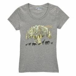 Outlet ???? Disney ???? Shirt For ???? Women - Animal Kingdom Tree Of Life Tee - Gray ????