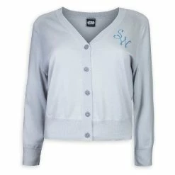 Hot Sale ⌛ Disney Cardigan For ???? Women - Star Wars Embroidered - Gray ????