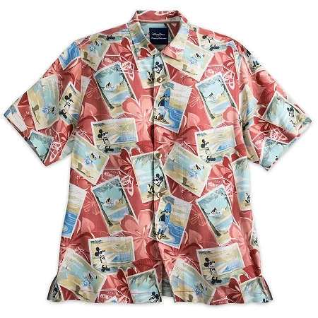 Wholesale ⌛ Disney Tommy Bahama ???? Shirt For Men - Mickey And Friends - Red Silk ???? 1 Wholesale ⌛ Disney Tommy Bahama ???? Shirt For Men - Mickey And Friends - Red Silk ????