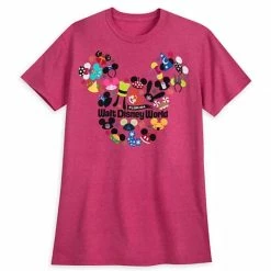 Top 10 ???? Disney Adult ???? Shirt - Ear Hat Collage - Walt Disney World - Red ????