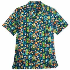 Brand new ❤️ Disney Button Up 👕 Shirt For Men - Pixar - World Of Pixar 🤩