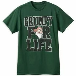 Flash Sale ???? Disney T-Shirt For Adults - Grumpy For Life - Green ????
