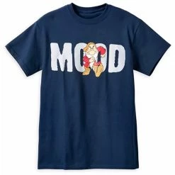 Top 10 ???? Disney T-Shirt For Adults - Grumpy Mood - Blue ✔️