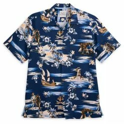 Best Sale 😀 Disney Tommy Bahama 👕 Shirt For Men - Pirates Of The Caribbean - Silk 🔔