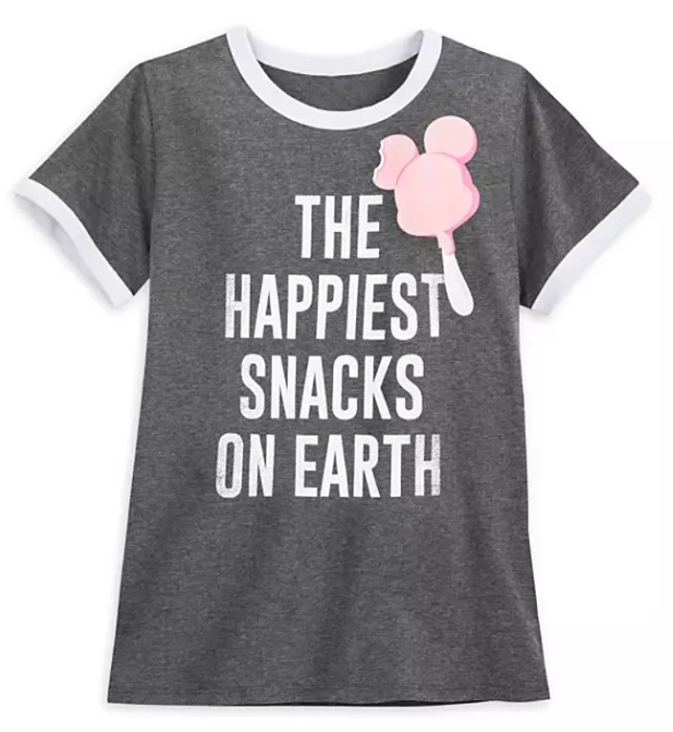 Wholesale ???? Disney ???? Shirt For ???? Women - Happiest Snacks On Earth - Gray ❤️ 1 Wholesale ???? Disney ???? Shirt For ???? Women - Happiest Snacks On Earth - Gray ❤️