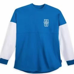 Outlet 🎉 Disney Spirit Jersey For Adults - Monsters University - Blue & White 👏