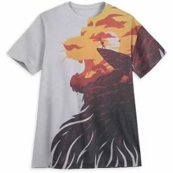 New 😀 Disney T-Shirt For Adults - The Lion King Pride Rock ⌛