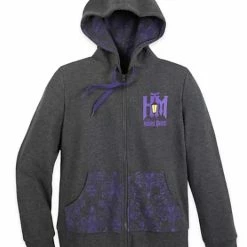 Top 10 ✔️ Disney Zip Up Hoodie For ???? Women - The Haunted Mansion - Gray ????