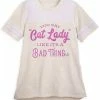 Top 10 🔥 Disney 👚 Shirt For 👩 Women - You Say Cat Lady Like It's A Bad Thing 👏