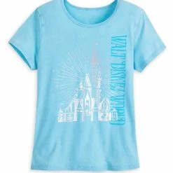 Promo ❤️ Disney Lounge ???? Shirt For ???? Women - Cinderella Castle ????