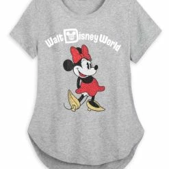 Top 10 ???? Disney ???? Shirt For ???? Women - Minnie Fashion - Walt Disney World - Gray ❤️