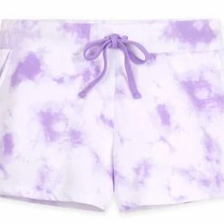 Brand new 🧨 Disney Shorts For 👩 Women - Walt Disney World Tie Dye - Lavender ✔️