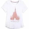 Best deal 🥰 Disney 👕 Shirt For 👩 Women - 50th Anniversary - Castle - Rose Gold 👏