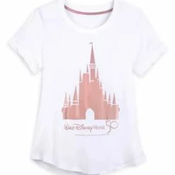 Best deal 🥰 Disney 👕 Shirt For 👩 Women - 50th Anniversary - Castle - Rose Gold 👏